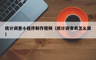 辽源统计调查小程序制作视频（统计调查表怎么做）