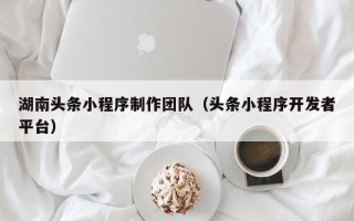 辽源湖南头条小程序制作团队（头条小程序开发者平台）